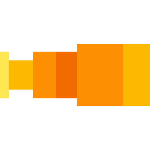 telescópio Basic Straight Flat Ícone