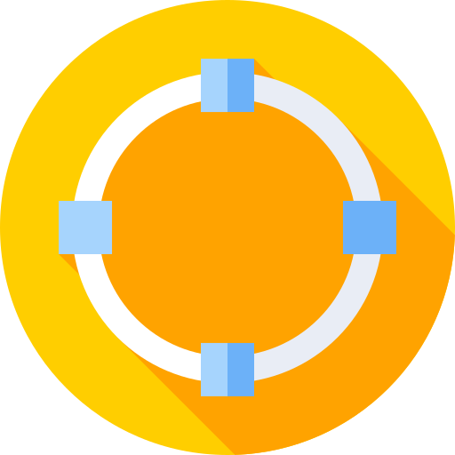 vector Flat Circular Flat icono