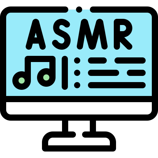 asmr Detailed Rounded Lineal color icon