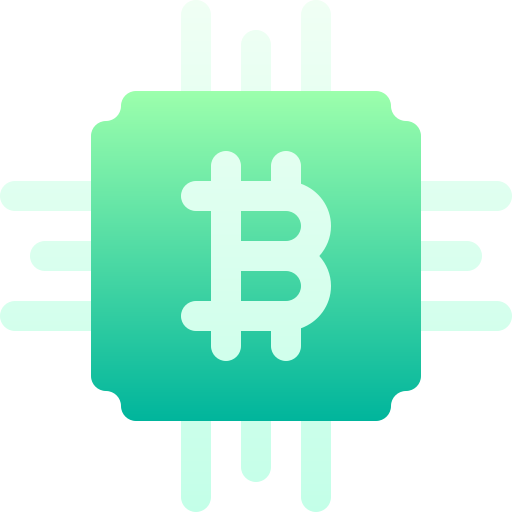 bitcoin Basic Gradient Gradient icon