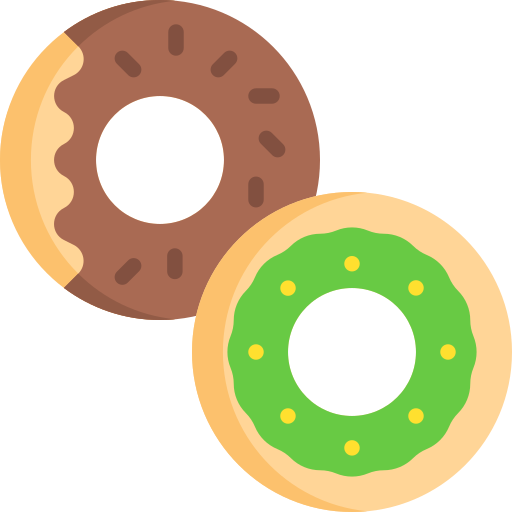 donut Special Flat icoon