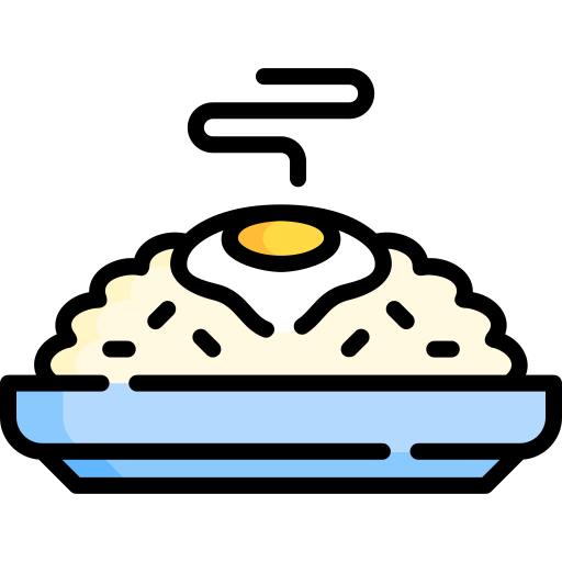 gebakken rijst Special Lineal color icoon