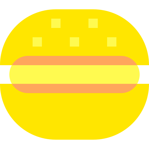 burger Basic Sheer Flat Icône