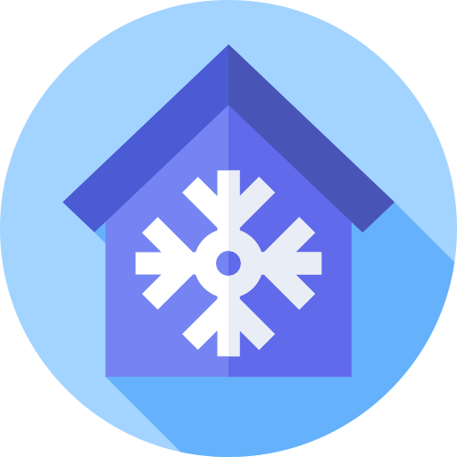 congelar Flat Circular Flat icono