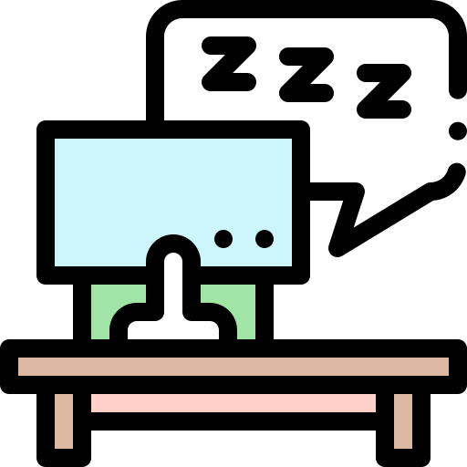 Sleep Detailed Rounded Lineal color icon