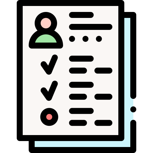 Form Detailed Rounded Lineal color icon