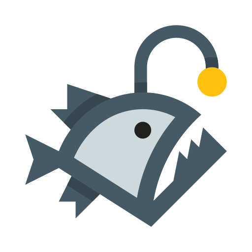 rana pescatrice Generic Outline Color icona