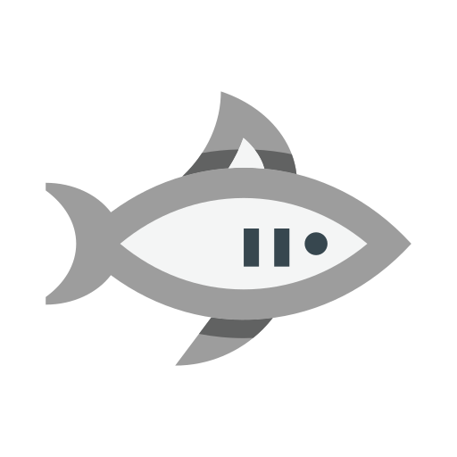 鮫 Generic Outline Color icon