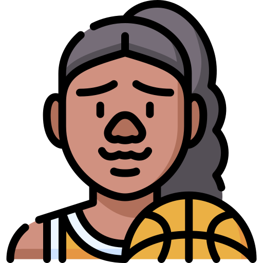 jugador de baloncesto Special Lineal color icono
