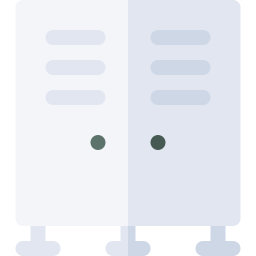 Lockers Basic Rounded Flat icon