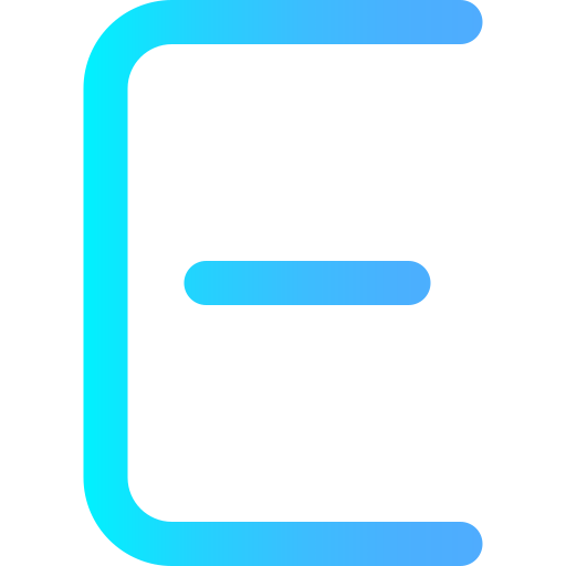 alfabet Super Basic Omission Gradient ikona