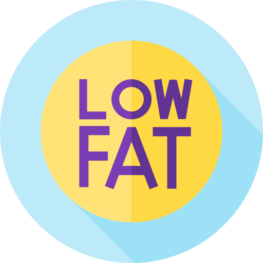 No fat Flat Circular Flat icon
