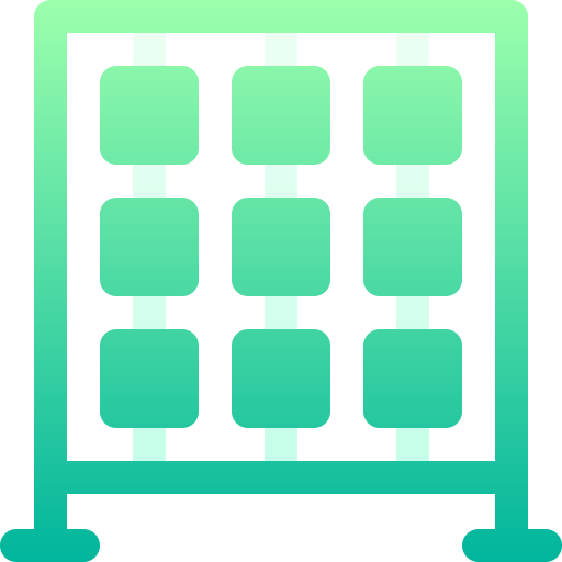 kółko i krzyżyk Basic Gradient Gradient ikona