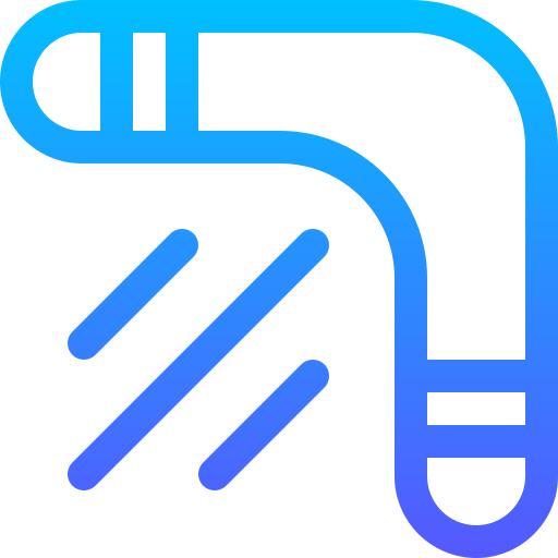 Boomerang Basic Gradient Lineal color icon