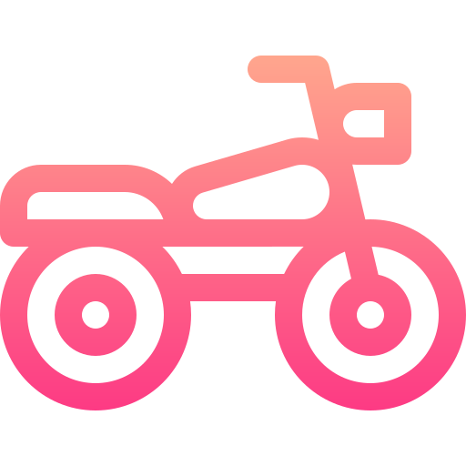 バイク Basic Gradient Lineal color icon