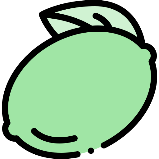 Lime Detailed Rounded Lineal color icon