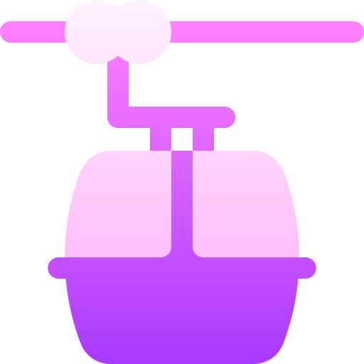 teleférico Basic Gradient Gradient icono