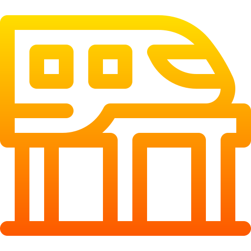 모노레일 Basic Gradient Lineal color icon