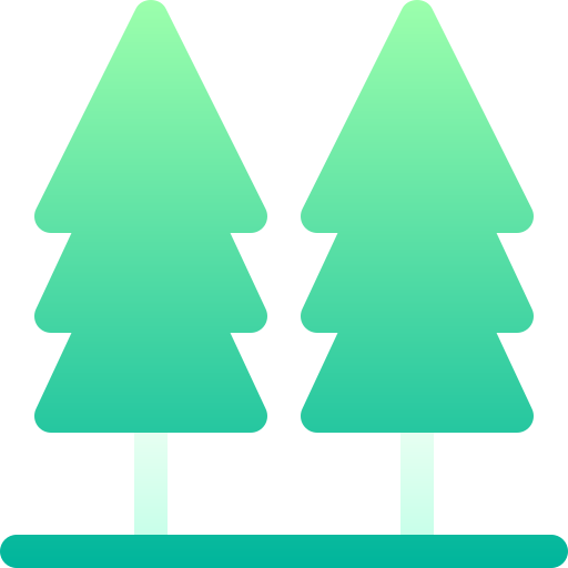 Деревья Basic Gradient Gradient иконка