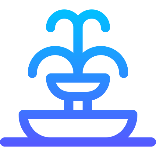 噴水 Basic Gradient Lineal color icon