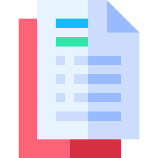 Document Basic Straight Flat icon