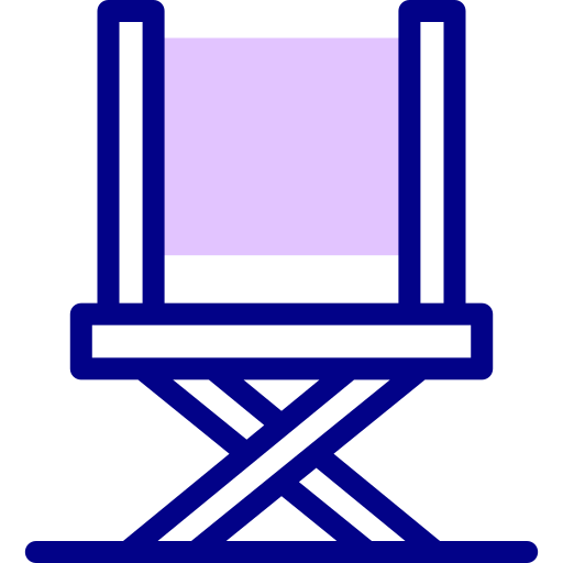 Chair Detailed Mixed Lineal color icon