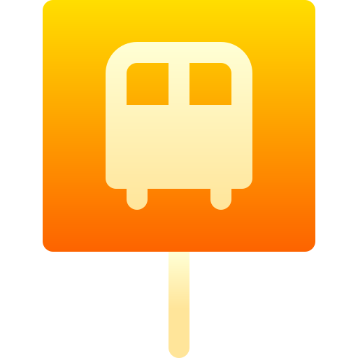 バス Basic Gradient Gradient icon