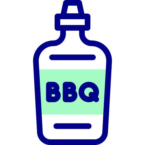 Bbq Detailed Mixed Lineal color icon