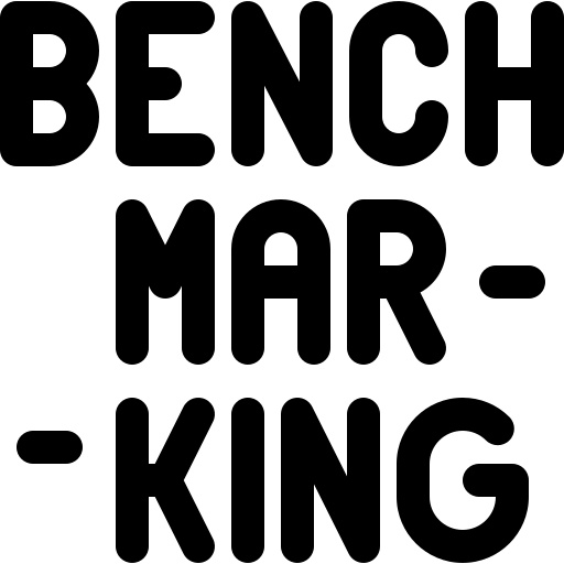 avaliação comparativa Basic Rounded Lineal Ícone