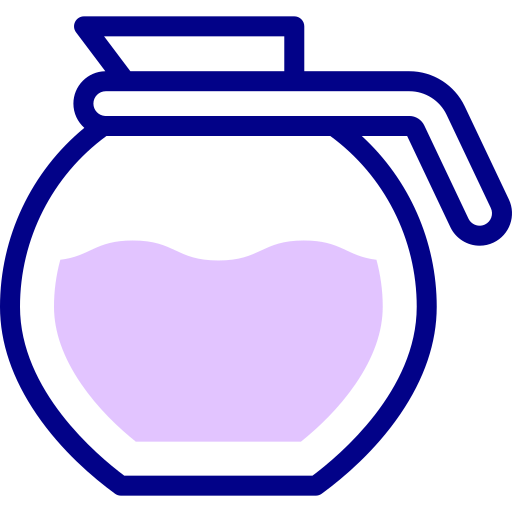 Coffee pot Detailed Mixed Lineal color icon