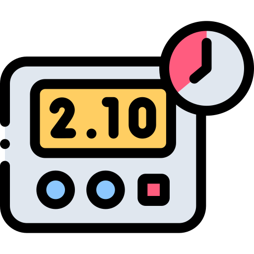 timer Detailed Rounded Lineal color icon