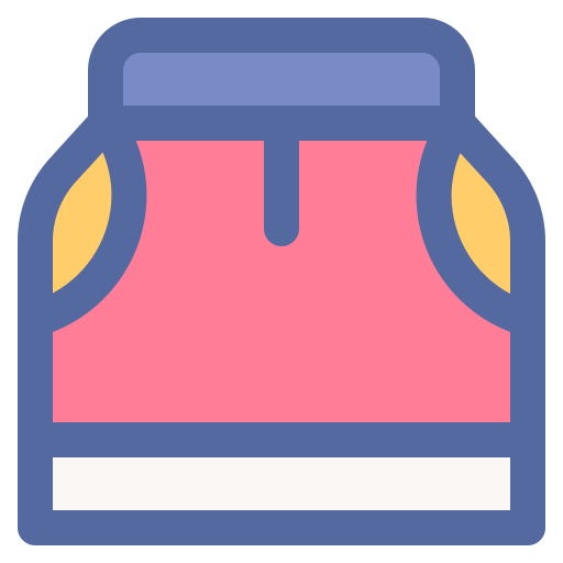 치마 Generic Outline Color icon