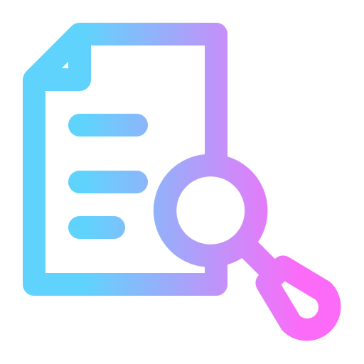 Research Generic Gradient icon