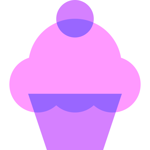 cupcake Basic Sheer Flat icoon
