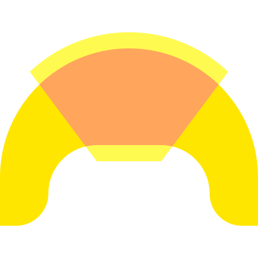 croissant Basic Sheer Flat icoon