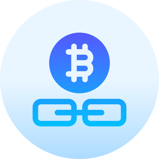 blockchain Basic Gradient Circular icono