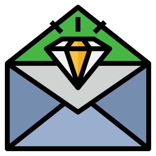 Newsletter Generic Outline Color icon