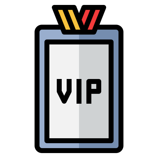 Vip card Generic Outline Color icon