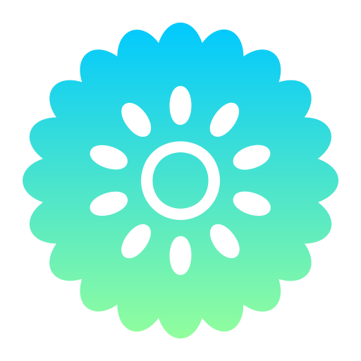 Mandala Generic Flat Gradient icon
