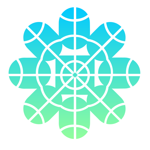 mandala Generic Flat Gradient ikona