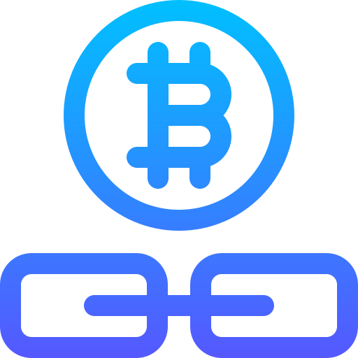blockchain Basic Gradient Lineal color icon