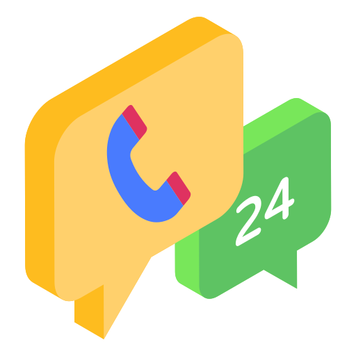 24 hours support Generic Isometric icon