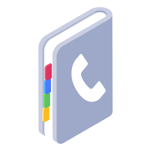 Contact book Generic Isometric icon