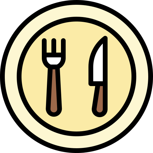 食器 Generic Outline Color icon