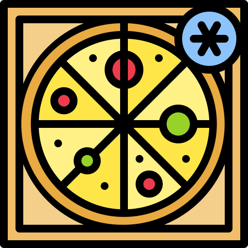 pizza Generic Outline Color ikona