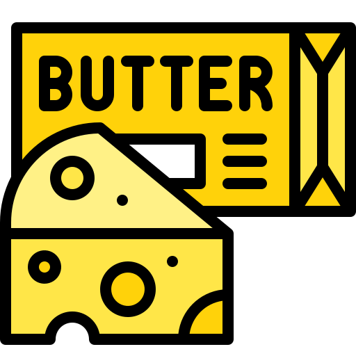 Butter Generic Outline Color icon