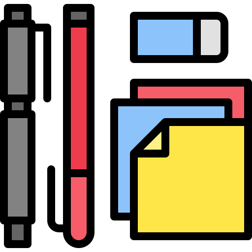 papelería Generic Outline Color icono