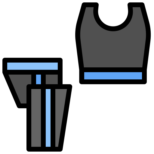abbigliamento sportivo Generic Outline Color icona