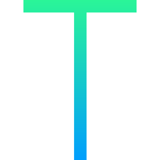 Alphabet Super Basic Straight Gradient icon