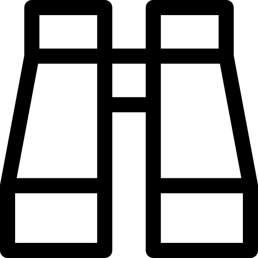 쌍안경 Basic Rounded Lineal icon